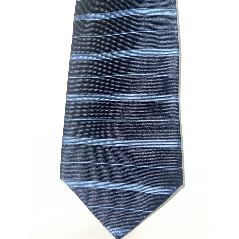 BROOKS BROTHERS‎ Makers Men's Silk Necktie USA  Striped Blue Tie